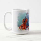 ビオリン コーヒーマグカップ (左)