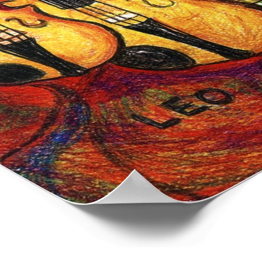 ビオリン ポスター (角)