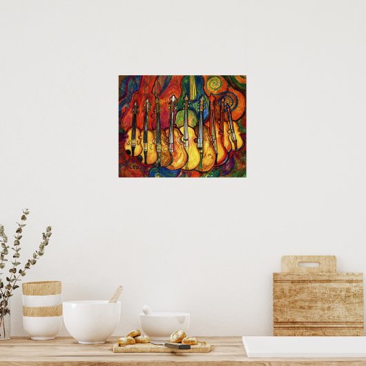 ビオリン ポスター (キッチン)