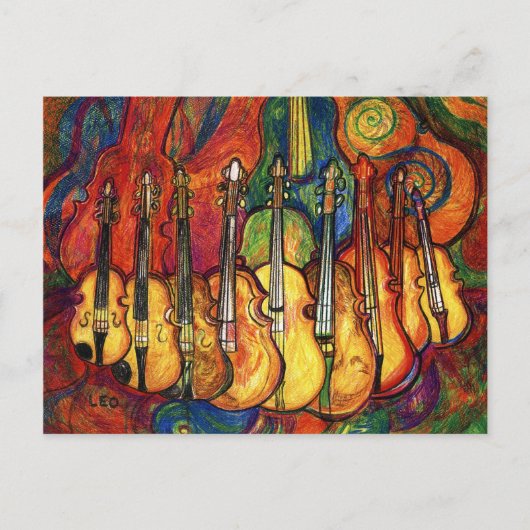 ビオリン ポストカード (正面)