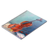 ビオリン/ヴァイオリン ノートブック (左側)