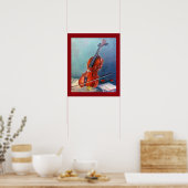 ビオリン/ヴァイオリン ポスター (キッチン)