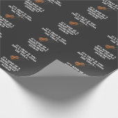 ビオ頭が切れるラ選手の失礼なユーモアおもしろいミュージシャン ラッピングペーパー (角)