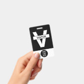 ビカスタムジター-フォトパス-名前ID バッジ (手持ち)