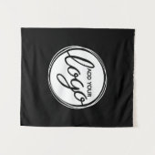 ビカスタムジネスロゴ タペストリー (正面(横))