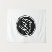 ビカスタムジネスロゴ タペストリー (正面(横))