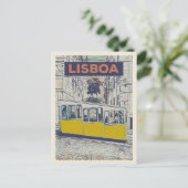 ビカ索イラストレーション、リスボンの象徴的チャーム ポストカード (スタンド正面)