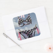 ビキぶら下がったニの物干し スクエアシール (封筒)