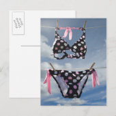 ビキぶら下がったニの物干し ポストカード (正面/裏面)