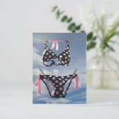 ビキぶら下がったニの物干し ポストカード (スタンド正面)