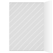 ビキニおもしろいハロウィーンカードに太った古い魔女 (内側 (左))