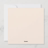 ビキニとサンタ帽のレトロなピンナップガール ヴィンテージクリスマスカード シーズンカード (裏面)