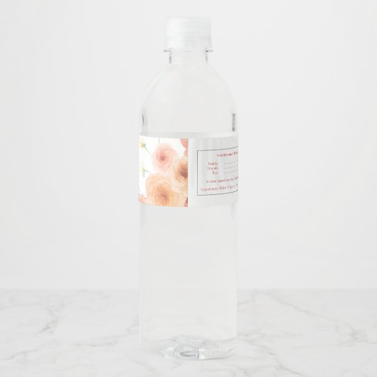 ビキニとベルリーニの独身最後の夜 ペットボトルラベル (裏面)