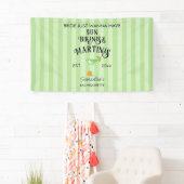 ビキニとマティーニのトロピカルプールハンデン バチェロレッテ 横断幕 (インサイチュ)