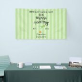 ビキニとマティーニのトロピカルプールハンデン バチェロレッテ 横断幕 (トレードショー)