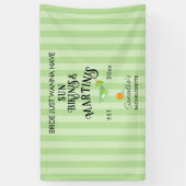 ビキニとマティーニのトロピカルプールハンデン バチェロレッテ 横断幕 (縦)