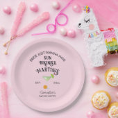 ビキニとマティーニのトロピカルプール ハン バチェロレッテ ペーパープレート (パーティー)