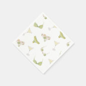 ビキニとマティーニのブライズシャワーパーティー スタンダードカクテルナプキン (角)