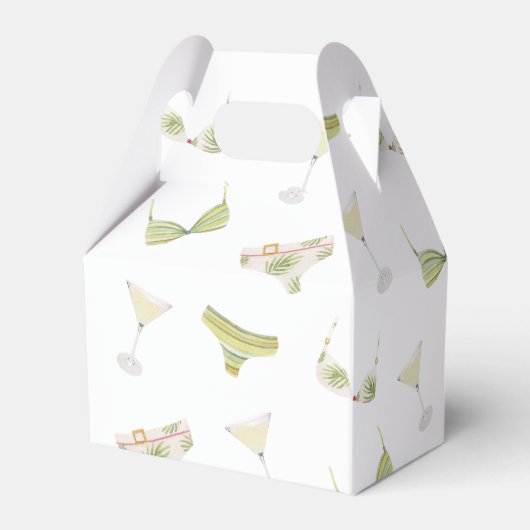 ビキニとマティーニのブライズシャワーパーティー フェイバーボックス (裏面サイド)