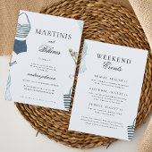 ビキニとマティーニのブルーガール バチェロレッテウィークエンド 招待状