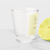 ビキニとマティーニの独身最後の夜会 黄色 レトロ ショットグラス (左)