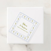 ビキニとマティーニ ブルーオリーブ ブライズメイドパーティー フェイバータグ (インサイチュ)