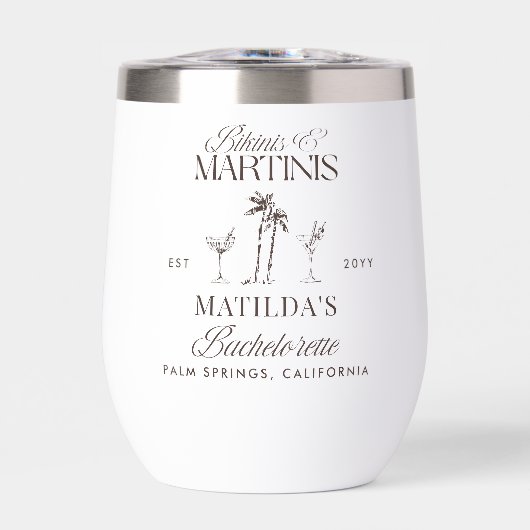 ビキニとマルティニのエレガントヴィンテージバチェロレッテ (正面)