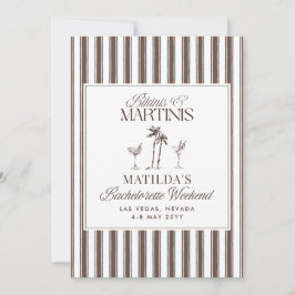 ビキニとマルティニのエレガントヴィンテージバチェロレッテ シーズンカード