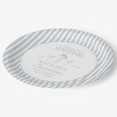 ビキニとマルティニのエレガントヴィンテージバチェロレッテ ペーパープレート (アングル)