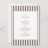 ビキニとマルティニのエレガントヴィンテージバチェロレッテ 招待状 (裏面)