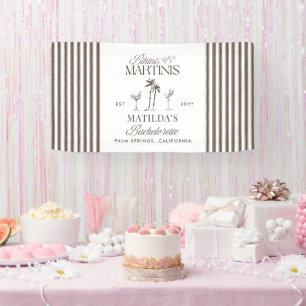 ビキニとマルティニのエレガントヴィンテージバチェロレッテ 横断幕