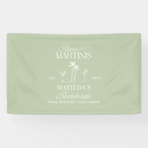 ビキニとマルティニのエレガントヴィンテージバチェロレッテ 横断幕