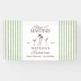 ビキニとマルティニのエレガントヴィンテージバチェロレッテ 横断幕