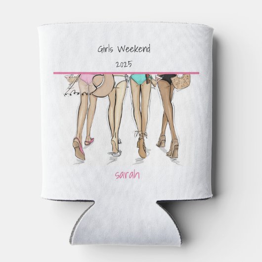 ビキニとマルティニのビキニ女子の週末 缶クーラー (裏面)