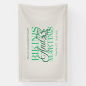 ビキニとマルティニ – おもしろいバチェロレッテ 横断幕 (縦)