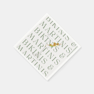 ビキニとマルティーニ スタンダードカクテルナプキン