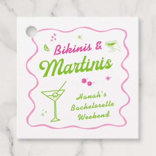 ビキニとマーティンの独身最後の夜 フェイバータグ (正面)