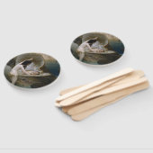 ビキニのニンフに Seashellで発見された水の赤ちゃん ハンドファン (組立なし)