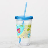 ビキニのプール女子ビーチ アクリルタンブラー (裏面)