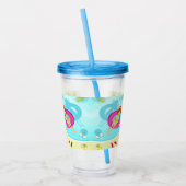 ビキニのプール女子ビーチ アクリルタンブラー (左)