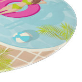 ビキニのプール女子ビーチ カッティングボード (角)