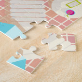 ビキニのプール女子ビーチ ジグソーパズル (側面)