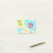 ビキニのプール女子ビーチ ポストイット (デスク上)