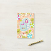 ビキニの女の子と男遊のスイミングプールゲーム ポストイット (デスク上)