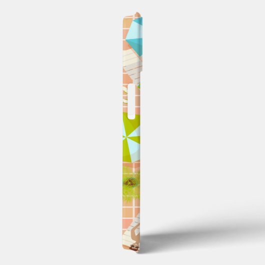 ビキニの女の子と男遊のスイミングプールゲーム Case-Mate iPhoneケース (裏面 / 右)