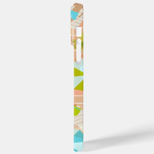 ビキニの女の子と男遊のスイミングプールゲーム Case-Mate iPhoneケース (裏面 / 左)