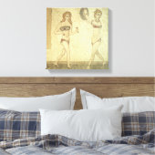 ビキニの女性 キャンバスプリント (インサイチュ (寝室))