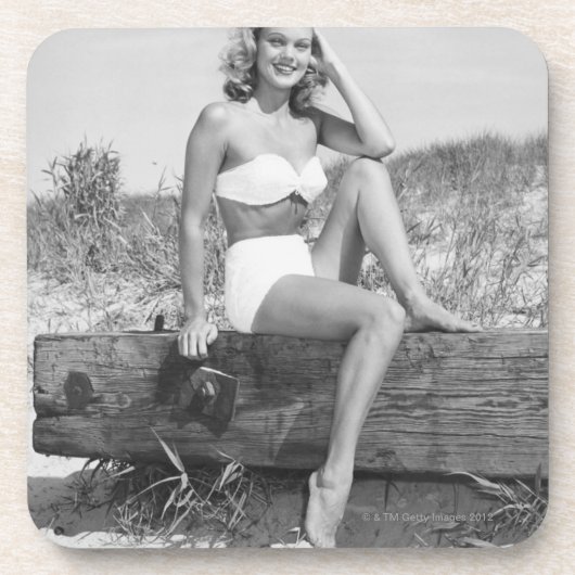 ビキニの女性 コースター (正面)