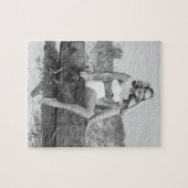 ビキニの女性 ジグソーパズル (横)