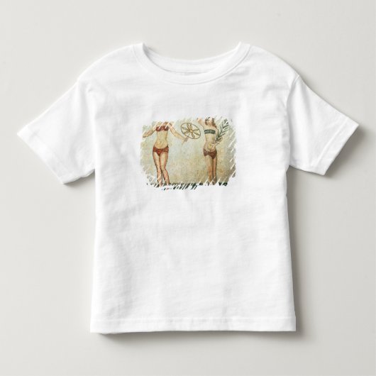 「ビキニの女性 トドラーTシャツ (正面)
